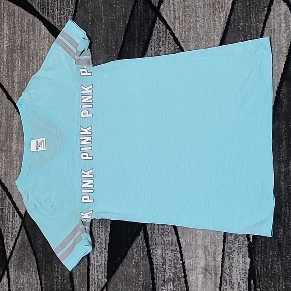 PINK Victoria's Secret Tops - VS PINK 2015 V-neck Logo Tee-Shirt Price Firm